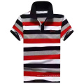 2016 Fashion Man Yarn Dyed Stripe Polo Shirt